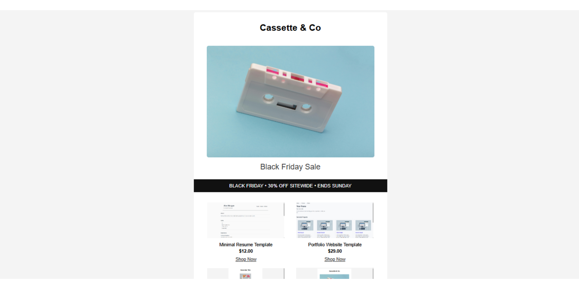 Screenshot of a Canva PDF conversion demo